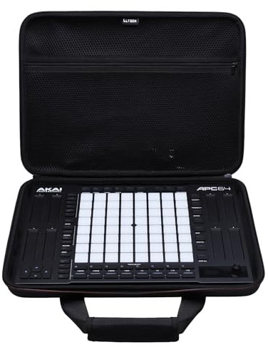 LTGEM Case Compatible with Hercules DJ Control Inpulse 200 MK2 / DJControl Inpulse 200 / AKAI Professional APC64 Ableton DJ Controller(Inside: 15.6 x 11.3 x 1.2), Case Only