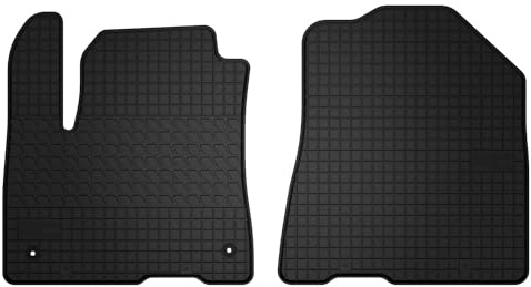 Wielganizator Automatten-Set – Passend für Kia Soul EV (2013-2019) – Gummimatten – Autozubehör – Auto Fußmatten – 2-teilig – Schwarz