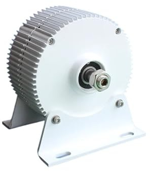 Turbina aerogeneradora 1000W 1500W Turbina aerogeneradora 12V 24V 48V Turbina de agua dor hidráulico Baja velocidad inicial para el hogar(With Base,24V_1000W)