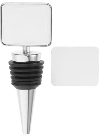 PLAFOPE Alloy Wine Bottle Stopper Leakproof Sealing Plugs Metal Wine Stoppers for Home