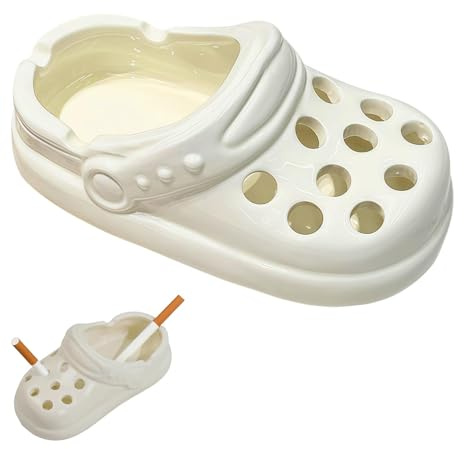 Lustige Geschenke, Kreative Schuhförmiges Accessoire für Draussen, Geeignet als Geschenk für Freunde und Familie​ (Weiß)