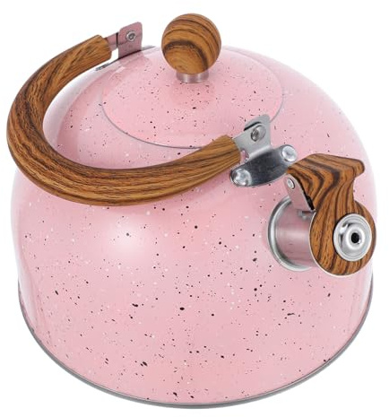ABOOFAN Bouilloire Sifflante Acier Inoxydable Pour Plaque à Induction Cuisinière à Gaz Ou Cuisinière Électrique Avec Poignée Pliable Et Design Compact Pour Usage Domestique Ou