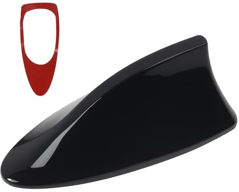 Auto Haifischflossen-Antenne, Universelle Auto Antenne, FM/AM Dachantenne aus robustem ABS, Stilvolles Auto Zubehör für Auto Tuning, Stabile Signalübertragung, passend für SUV, Trucks, Vans, PKW
