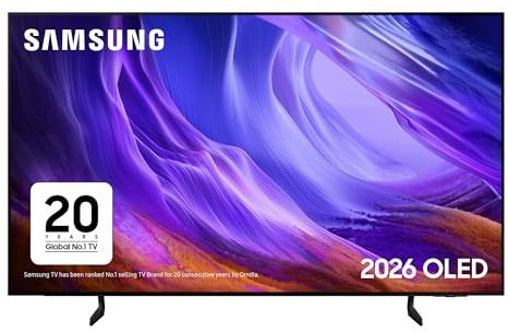 Samsung Smart TV 65-Inch S83H, 4K OLED, Motion Xcelerator 120Hz [2026] | AI Upscaling, OLED HDR, Gaming Optimiser, Vision AI Companion, Object Tracking Sound Lite & Alexa Built-in
