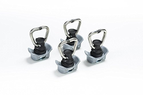 4x Single Endbeschlag, Endfitting Version 2.0, Einfachendbeschlag für Airlineschienen, 900 daN Version 2.0
