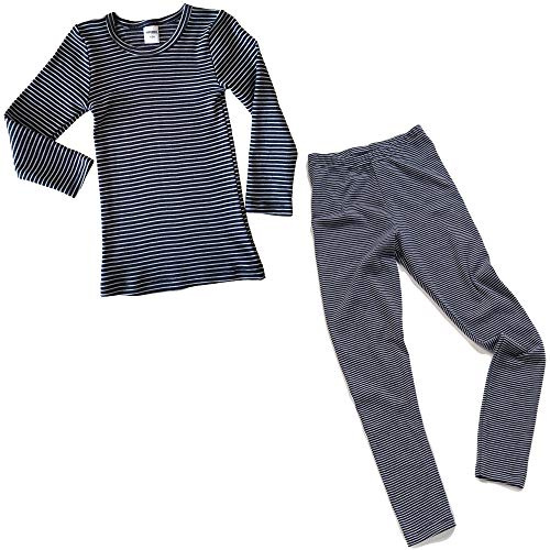 HERMKO 22202 Kinder Set - Thermo Langarmshirt + Thermolegging