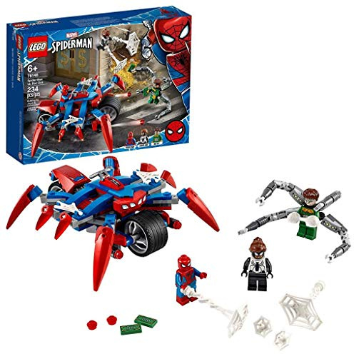 LEGO Super Heroes Spider-Man vs. Doc Ock, Set da Costruzione 2in1 con Spider-Girl e la Moto, 76148
