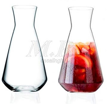 MRcasalinghi Coppia CARAFFA Aria in Cristallo LUXION Ecologico