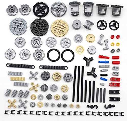 Technic Ersatzteile, 116 Stück Gear Chain Link Verbindungsstücke Bricks Set, Kompatibel Mit Teilen