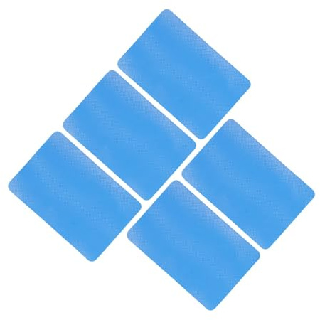 SPYMINNPOO 5 STüCKE Schlauchboot Reparatur Flicken, PVC Wasserdichter Luftleckschutz Kajak Reparatur Flicken Für Boots Kit (Blau)