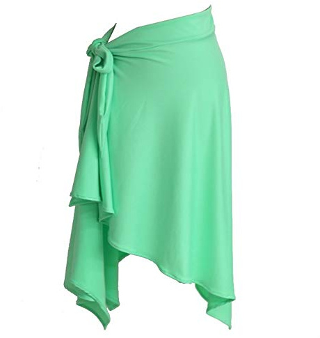 Ghougo Lateinamerikanisches Tanzkostüm, Professioneller Übungsrock, Dreieckstuch for Erwachsene Und Damen (Color : Light Green, Size : M)