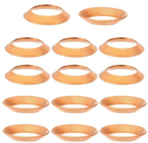 PATIKIL Guarnizione Flangia 5/8 45 Gradi Rame Aria Condizionatore 10pz | Raccordo per Condizionatori d'Aria, Refrigerazione, Rame, Flangia o Valvola