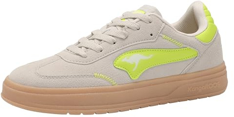KangaROOS dam K-GW Heaven sneakers, beige/limetta, 38 EU, Beige limetta, 38 EU