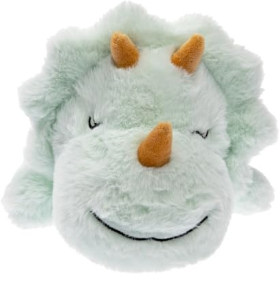 Pelucho - Bouillotte Peluche Triceratops - Bien-Être, Chaleur et Douceur - Micro-Ondable - Grains de Blé et Fleurs de Lavande - Fabriquée en France