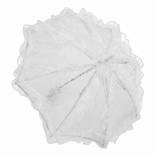 Sonew Spitzenparasol, Handgefertigte Vintage Hochzeit Brautschirm Elegante Dekorative Fotografie -Requisite für Party