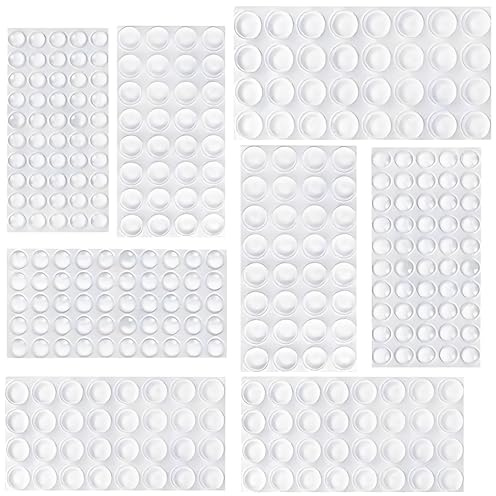 316 Pièces Amortisseur Porte Placard,Tampon Porte,Protege Porte,Butee de Porte Adhesive Murale pour Panneaux de Verre,Protection Poignées Porte,Placards,Tiroirs