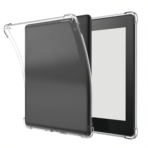 Hülle für 7 Zoll 2024 e-Reader Paperwhite - Hülle Durchsichtig für E-Reader 12. Gen Standard Edition & Signature Edition, Leichte Kratzfeste Weich Durchsichtige, Speziell für Paperwhite 12. Generation