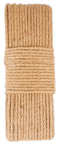 NUOBESTY Corda Naturale Resistente per Tiragraffi Gatti Spago Sostituibile per Artigianato e Protezione Mobili Lunga Metri