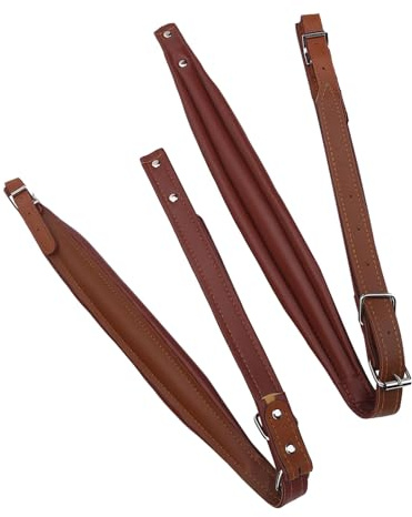 Aramox Cinghie per Fisarmonica, Tracolle Regolabili in Morbida Pelle PU per Fisarmonica a Bassi 16-120, Esperienza di Gioco Confortevole