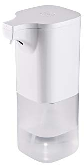 K&M 80385 Sensor-Desinfektionsmittelspender frei-stehend und nachfüllbar – Reinweiß aus Kunststoff – 350 ml Tankvolumen