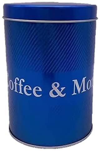 James Premium Kaffeedose mit Dosierlöffel (luftdichte Aromadose für 1kg Kaffeebohnen, Kaffeebehälter aus Edelmetall, Vorratsdose zur Aufbewahrung von Bohnen)