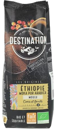 Destination Cafe Molido Etiopia Moka 100% Arabica 250 Gr