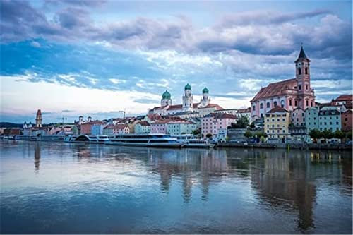 Puzzles 1500 Teile für Erwachsene Damen Herren | Weißer Blitz |Große schwierige Hard Castle Puzzles Premium Karton Präzise Verriegelung-87x57cm(34.25x22.44inch)