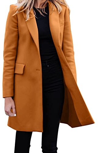 Blazer Für Damen Geschäft Büro Blazer Trenchcoat,White Label Gehrock,Blazer Cord Damen,Damenblazer,Blazer Navy,Grauer Blazer,Gelbe Blazer