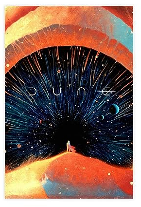 EMIGOS Dune Filmposter auf Leinwand, Schlafzimmer, Dekoration, Sport, Landschaft, Büro, Raumdekoration, Geschenk, ungerahmt, 20 x 30 cm