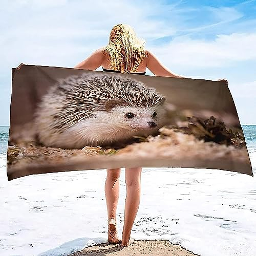 Strandtuch Tier Igel Badetuch Strandlaken Handtücher 3D Druck Für Kinder Handtücher Microfaser Handtuch Für Fitness Reisen Sport Outdoor Yoga 90 X 180 cm -5O8F+O1D