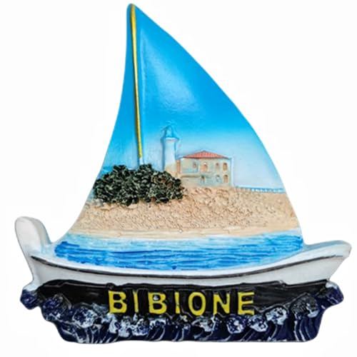 Bibione Kühlschrankmagnet Venedig Italien Reise Souvenir Küche 3D Kühlschrank Dekoration handbemalt Harz Handwerk Kollektion