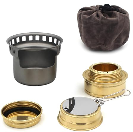 Resistente al viento, quemadores de alcohol, portátiles, picnics, barbacoas, hornos, campamentos, senderismo, mochileros, equipo de cocina