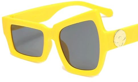 WxuuLTGJR Brillenfassungen, unregelmäßige Brillenfassungen, Sonnenbrillen, Herren-Brillenfassungen, Uv400, einzigartige Persönlichkeit, Damen-Brillenfassungen