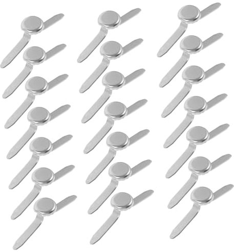 HAWILLOSCH 50 Stück Metallklammern Für Papierbasteleien Zum Basteln Kleine Metallklammern Scrapbook-papierverschlüsse Bastelperlen Dekorative Für Papierbasteleien