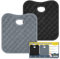 2PCS Waterproof Baby Car Seat Protectors, Car Seat Protector Potty Training Liner for Toddler Baby Kids (Grey&Black）