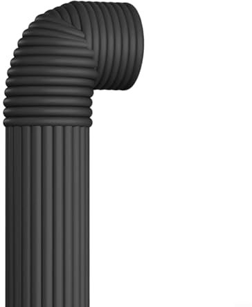 Outdoor Water Pipe Anti-Freezing Strip, 2m x 8cm Winter Foam Pipe Insulation Tape Thermal Protection Noise Reduction Customizable Size, for Air Conditioning Radiator Pipes(Black)