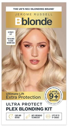 Jerome Russell Bblonde Ultra Protect PLEX Blonding Kit | Lifts Up to 9+ Levels | PLEX Technology for Protection and Conditioning