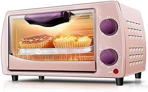 Horno Tostador Eléctrico, Mini horno eléctrico for el hogar, horno multifuncional for hornear, hornillo for pan, parrilla for el hogar, horno pequeño for hornear pasteles y Pizza, mini hornos de 9L(Pi