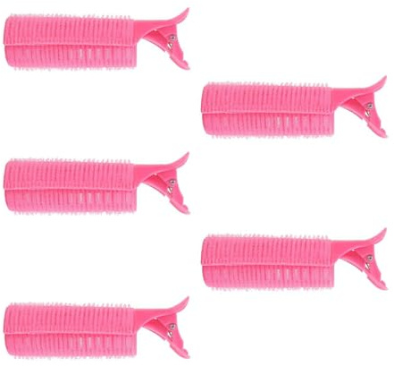 AMSLSIU Frauen Haarwurzel Clip Volumizing Fluffy Styling Curling Pony Rollen Tragbare Haushaltswaschbare Haarnadeln Klammern Make-up, 5STK