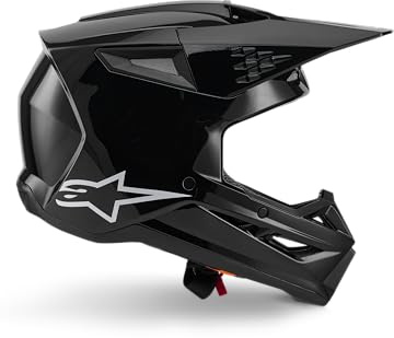 Alpinestars S-M3 Motocross Helm, schwarz, S (55/56)
