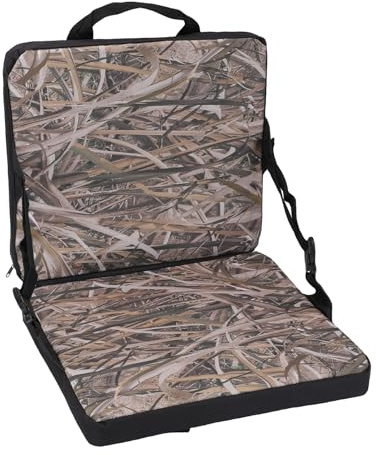 Luocute Cojín de Asiento Plegable, Asiento de Estadio Impermeable de Tela Oxford 600D Portátil con Asa para Acampar, Pesca, Senderismo, Eventos Deportivos, Cojines de Estadio de