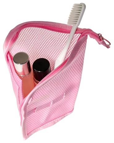 Generico Porta Spazzolini da Viaggio Astuccio Autoportante | Organizer resistente all'acqua per articoli da toeletta con portaspazzolino integrato Ideale per penna, bagno, hotel,