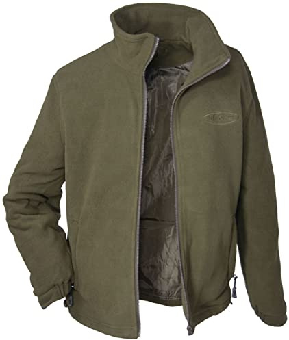Hubertus Fleecejacke Oliv Jagdjacke warmhaltend (L)