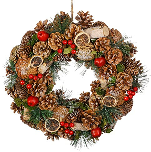 Autumn Front Door Wreath Large Wall Hanging Autumn Garland Ornament Decoration
