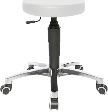 TOPSTAR | Drehhocker TEC 70 | Bezug Kunstleder | weiß