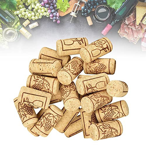 Skytowards 100 tappi in sughero conico naturale per vino rosso, artigianato e decorazione