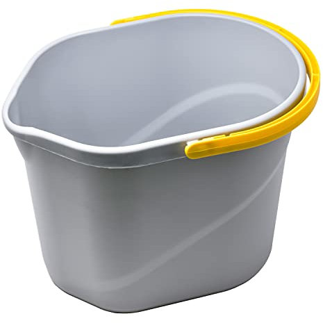 Apex Secchio da 12 Litri – Con Manico Ergonomico e Bocchetta di Svuotamento – Resistente, Pratico e Compatto – Ideale per Uso Domestico e Professionale