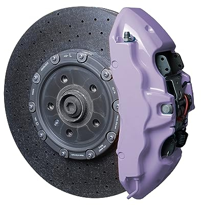Foliatec Bremssattel Lack Set, Hitzebeständig, Komplettsatz für 4 Bremssättel, Soft Violet, 7-teiliges Set