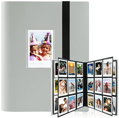 FORETOY Fotoalbum 432+1 Taschen kompatibel mit Fuji Instax Mini 3 Zoll Film | Fujifilm Instax Mini 13 12 11 8 90 9 25 70 90 40 99 SE 7+, Mini LiPlay Link2 EVO, Polaroid Snap, Kodak, Reise & Sammlung