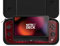 CRKD Nitro Deck Crystal Collection con funda de transporte, cubierta de mano profesional con Zero Stick Drift para Nintendo Switch y Switch OLED (rojo atómico)